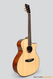 Tyma TG-10E Solid Sitka Spruce Top African Peach Core Grand Auditorium Acoustic-Electric Guitar with T-200 preamp