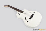 Tyma TE-1 Hollowbody Electric Guitar - White