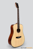 Tyma TD-10 Solid Sitka Spruce Top African Peach Core Dreadnought Acoustic Guitar