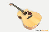 Tyma TG-12 Solid Sitka Spruce Top Rosewood Grand Auditorium Acoustic-Electric Guitar w/ Fishman INK-300 Pickup System