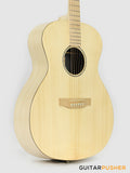 Tyma V-2FME Solid Top Acoustic Guitar Spruce/Maple with Pickup