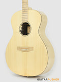 Tyma V-2FME Solid Top Acoustic Guitar Spruce/Maple with Pickup