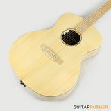 Tyma V-2FME Solid Top Acoustic Guitar Spruce/Maple with Pickup
