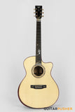 Tyma V-40E All-Solid Wood European Spruce Top Indian Rosewood Grand Auditorium Acoustic-Electric Guitar with T-200 preamp