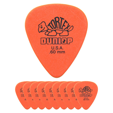 Dunlop Tortex Standard Guitar Pick 0.60mm Orange