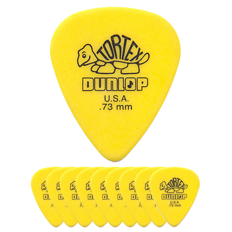 Dunlop Tortex Standard Guitar Pick 0.73mm Yellow