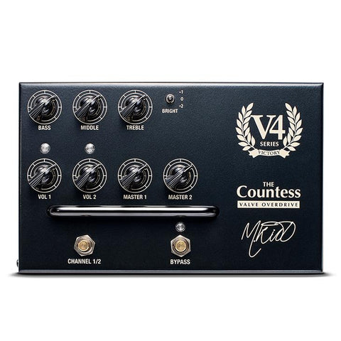 Victory Amps V4 The Countess Two-Mode All-Tube Preamp Pedal - GuitarPusher