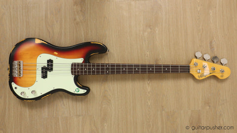 Vintage Icon V4 PB Bass - Vintage Sunburst – GuitarPusher