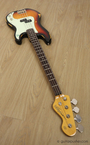 Vintage Icon V4 PB Bass - Vintage Sunburst – GuitarPusher