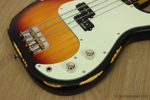Vintage Icon V4 PB Bass - Vintage Sunburst – GuitarPusher