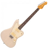 Vintage V65H Reissued Hard Tail Jazzmaster (Blonde) - GuitarPusher