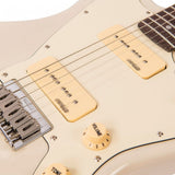 Vintage V65H Reissued Hard Tail Jazzmaster (Blonde) - GuitarPusher