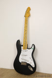 Vintage V6 Icon "Blackie" Strat Electric Guitar - GuitarPusher