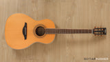 Vintage V880N Solid Top 00 Parlor Acoustic Guitar - GuitarPusher