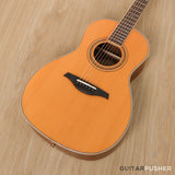 Vintage V880N Solid Top 00 Parlor Acoustic Guitar - GuitarPusher