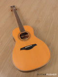 Vintage V880N Solid Top 00 Parlor Acoustic Guitar - GuitarPusher