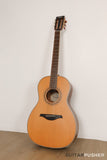 Vintage V880N Solid Top 00 Parlor Acoustic Guitar - GuitarPusher