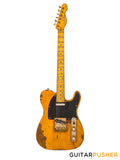 Vintage V52 ProShop Unique T-Style Single Coil Electric Guitar - Butterscotch
