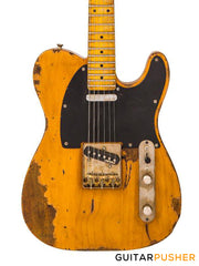 Vintage V52 ProShop Unique T-Style Single Coil Electric Guitar - Butterscotch