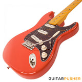Vintage V6M Reissue S-Style Electric Guitar - Firenza Red