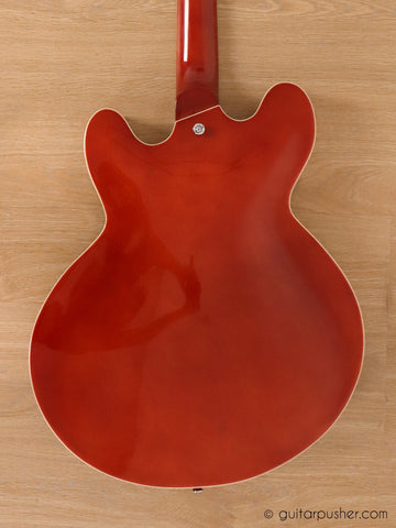 Vintage VSA500 Reissue Semi-Hollow Electric Guitar - Honeyburst