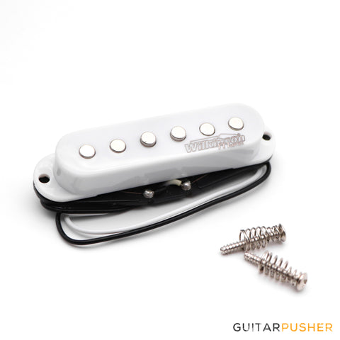 Wilkinson M-serie Hoge Output Strat Single Coil Pickups Element voor Stratocaster Elektrische Gitaar, Crème (Set van 3 Wilkinson M-serie Hoge Output Strat Single Coil Pickups Element voor Stratocaster Elektrische Gitaar, Crème (Set van 3
