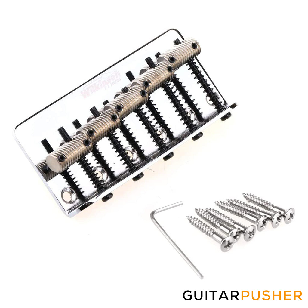 Wilkinson 5String Bass Bridge Threaded Saddles GuitarPusher