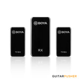 BOYA BY-XM6-S2 MINI Ultracompact 2.4GHz Dual-Channel Wireless Microphone System