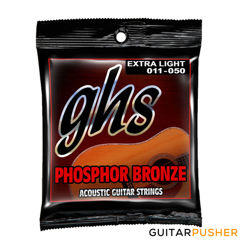 GHS Phosphor Bronze Acoustic Guitar Strings S315 Extra Light 11-50 (11 14 22 30 38 50)