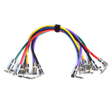 Joyo CM-05 1.2 ft Patch Cable set (6 pcs multi color)