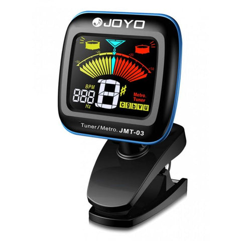 Joyo JMT-03 Clip-on Tuner/Metronome with Color Display - GuitarPusher