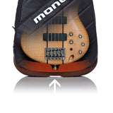 Mono Vertigo Hybrid Case for BASS Guitar - Steel Gray (Orange) Boot