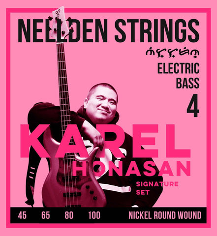 Nellden Music Made in USA Karel Honasan Bass Guitar String Set 45-100 (45 65 80 100)