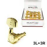 Graphtech Ratio Acoustic 3+3 Contemporary 2 Pin - Gold PRN-2411-GO