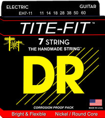 DR Tite-Fit Nickel Electric Guitar Strings 7-strings - GuitarPusher