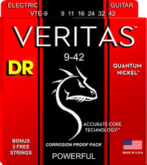 DR Veritas Extended Life Quantum Nickel Electric Guitar Standard Strings - GuitarPusher