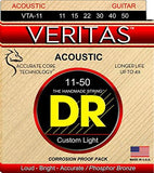 DR Veritas Long Life Phosphor Bronze Acoustic Guitar Strings - GuitarPusher